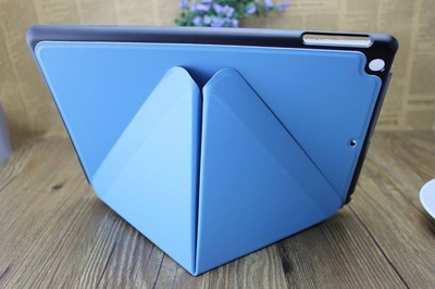 工厂直批新款IPAD AIR保护套 IPAD5米字形变形金钢超薄皮套全解析