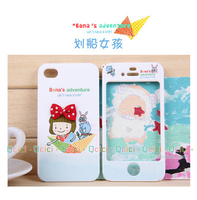 情侣苹果4手机壳 全包保护与个性设计的完美结合